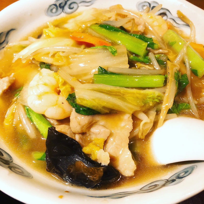 具だくさん広東麺(過門香歩高里（ブルゴーニュ） 六本木店)