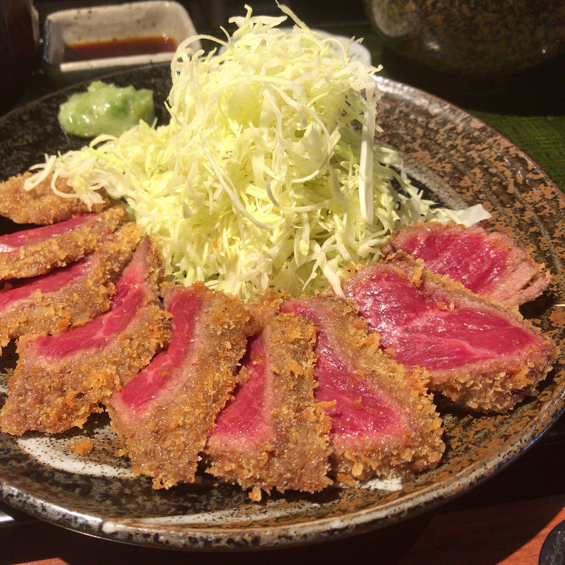 牛カツ定食（120g）(とんかつ・うどんのさぬき屋 )