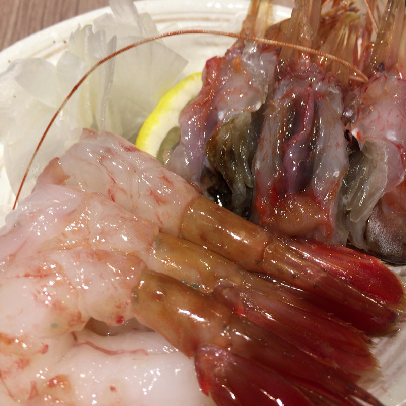 ボタン海老(写楽 銀座第一店)