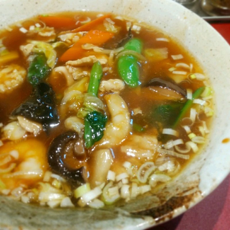 五目汁そば（醤油）(麺や菜ーSaiー)