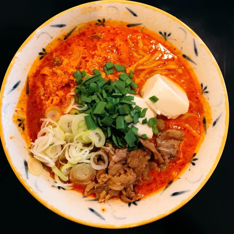 韓国風辛味噌らぁ麺(柳麺マタドール)