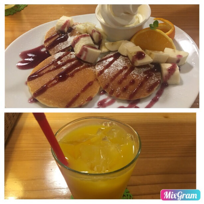 パンケーキセット(かせやCAFE （カセヤカフェ）)