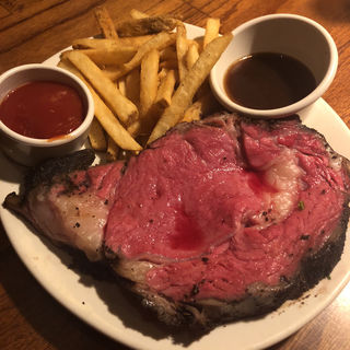 Slow cooled prime Rib(Out Back stake house)