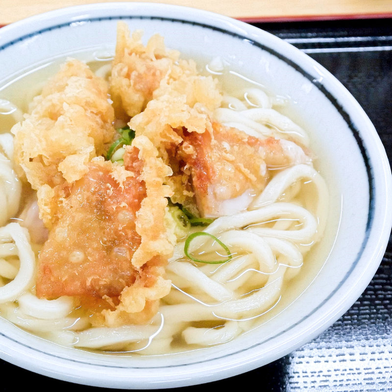 とり天うどん（かけ+とり天）(一福 まちなか店)