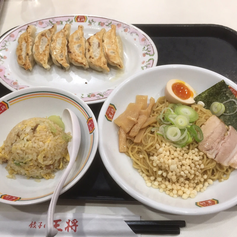 狸小路5丁目店限定/たぬきセット(餃子の王将 狸小路5丁目店)