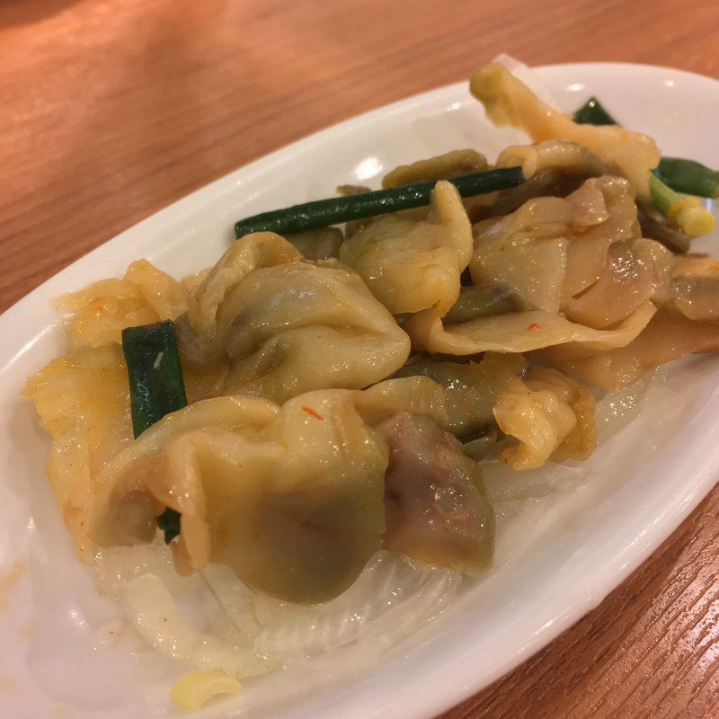 やみつきザーサイ(大衆酒場 餃子のたっちゃん 本店)