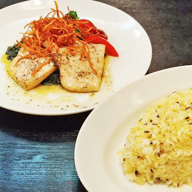 めかじきのソテー レモンバターソース(こせり)