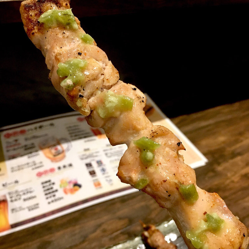 カリカリわさび鳥もも(田中ノ焼鳥)