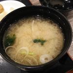 お味噌汁(日本橋 天丼 金子半之助 ラゾーナ川崎店)