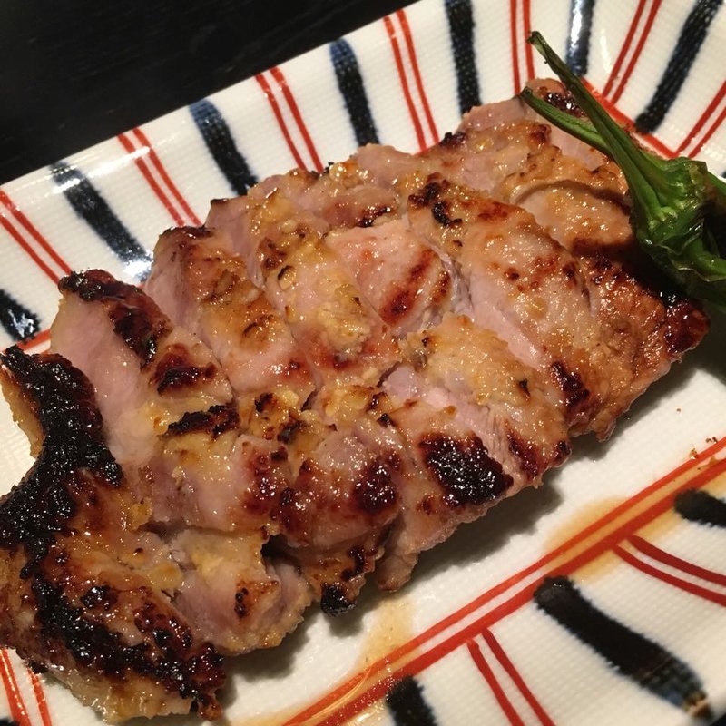 豚ロースの西京焼き(文楽 東蔵 (あずまぐら))