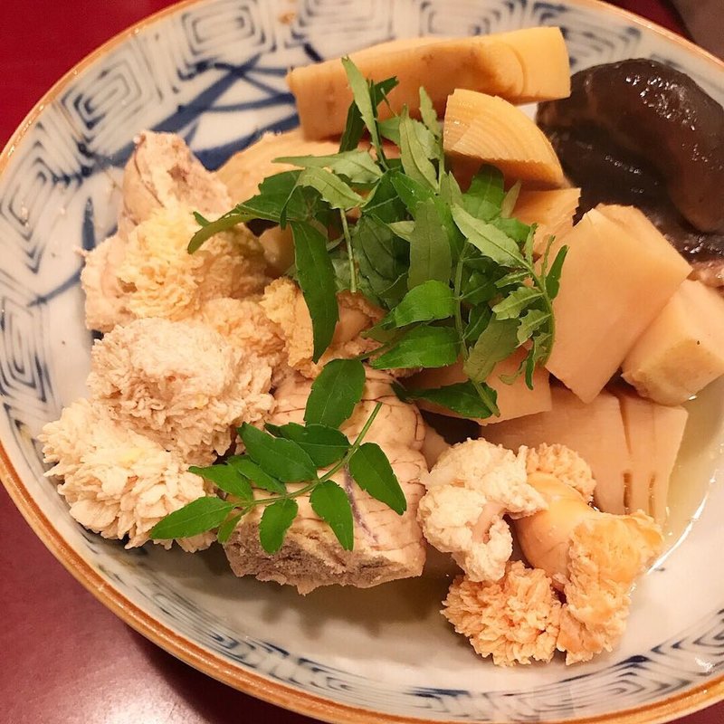 鯛子と若竹煮(かぶら)