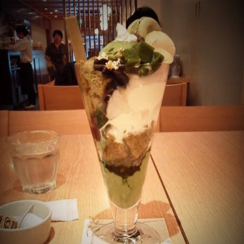 特選抹茶パフェ(本家 西尾八ツ橋 祇園北店 )