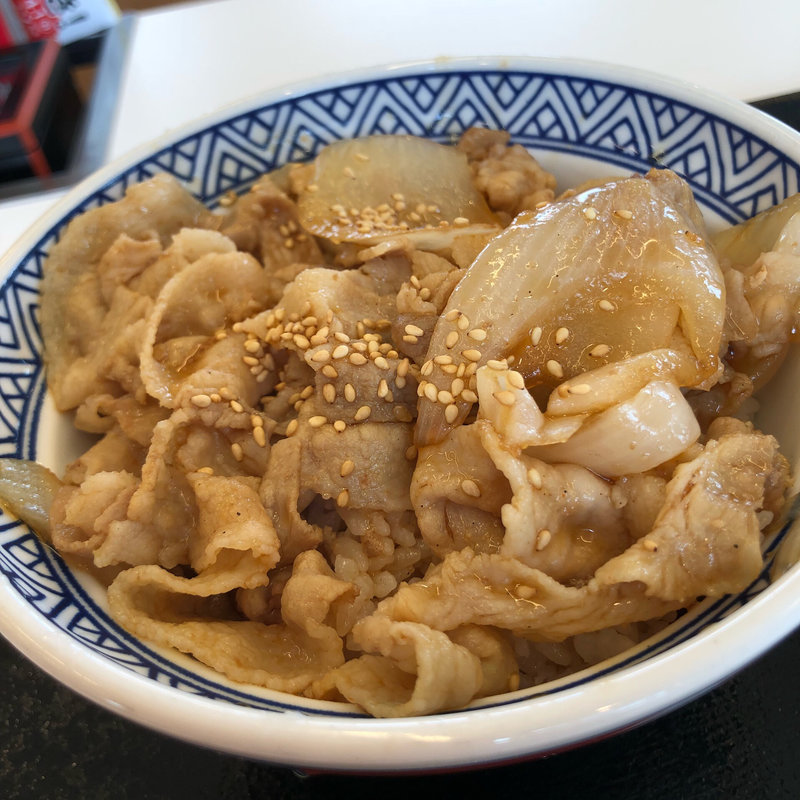 新味豚丼 アタマ(吉野家 26号線貝塚店)
