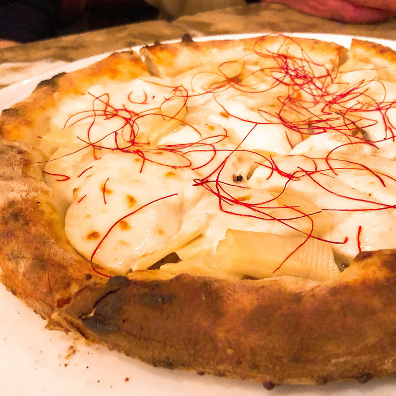 竹の子のピザ(エンボカ 東京)