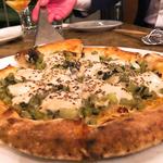野沢菜のピザ(エンボカ 東京)