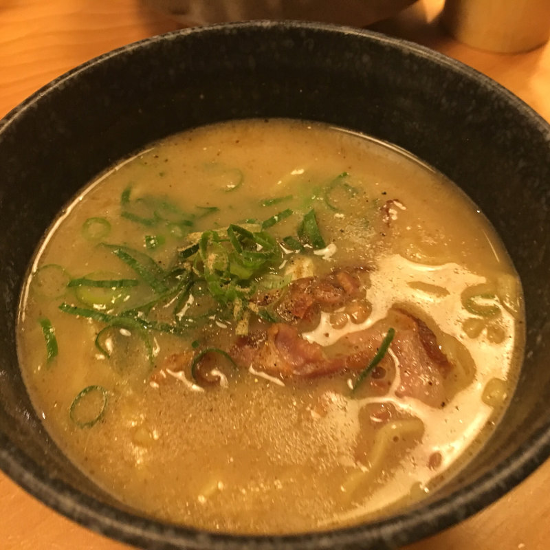 和風豚骨魚介ラーメン(鳥貴族  堅田店)