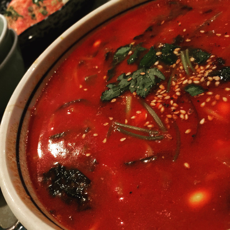 ユッケジャンスープ(一龍 （いちりゅう）)