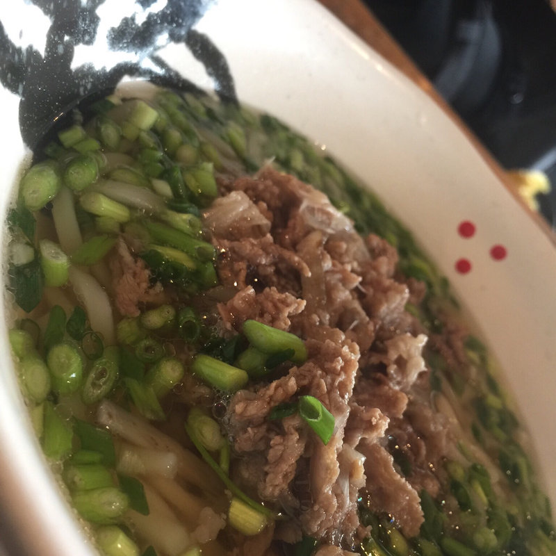 黒毛和牛の肉うどん(UDON BUZEN 麻布十番店)