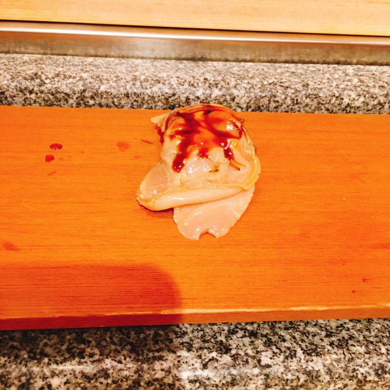 煮蛤の握り(末廣鮨)