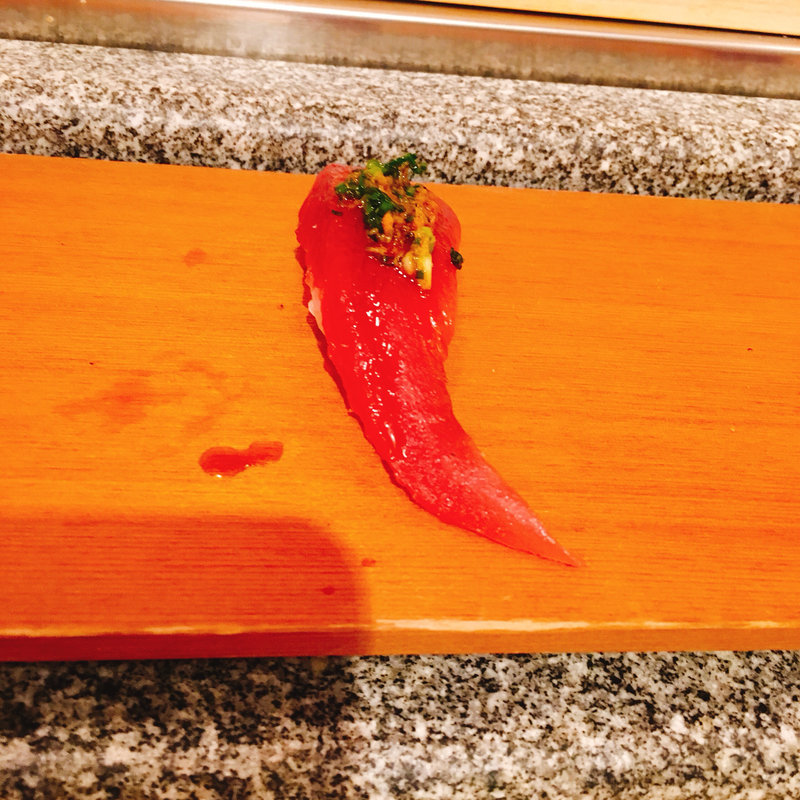 春かつおの握り(末廣鮨)