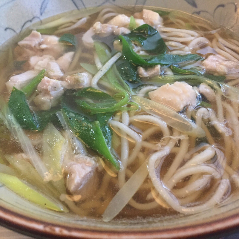 鳥南蛮そば(ふか川)