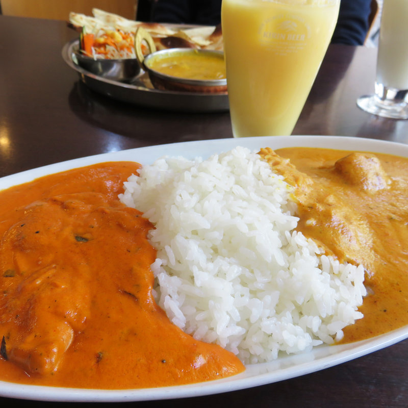 ダブルカレーライスセット(ヒマラヤインドレストラン)