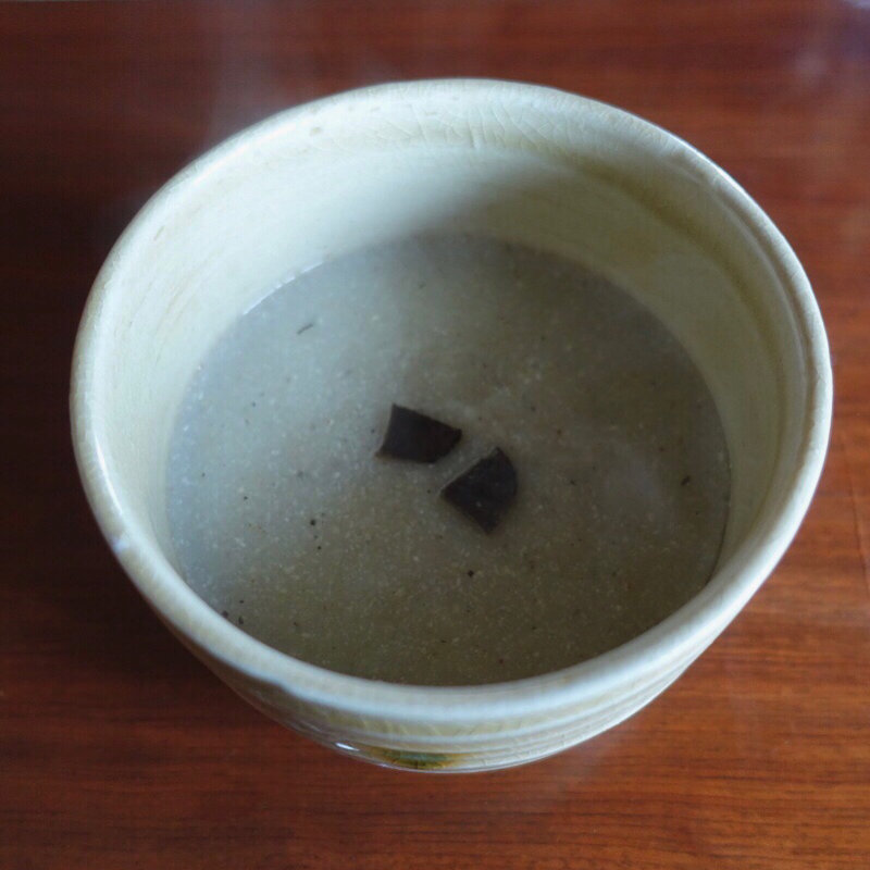 そば粉とトリュフのポタージュ(慈久庵 （じきゅうあん）)