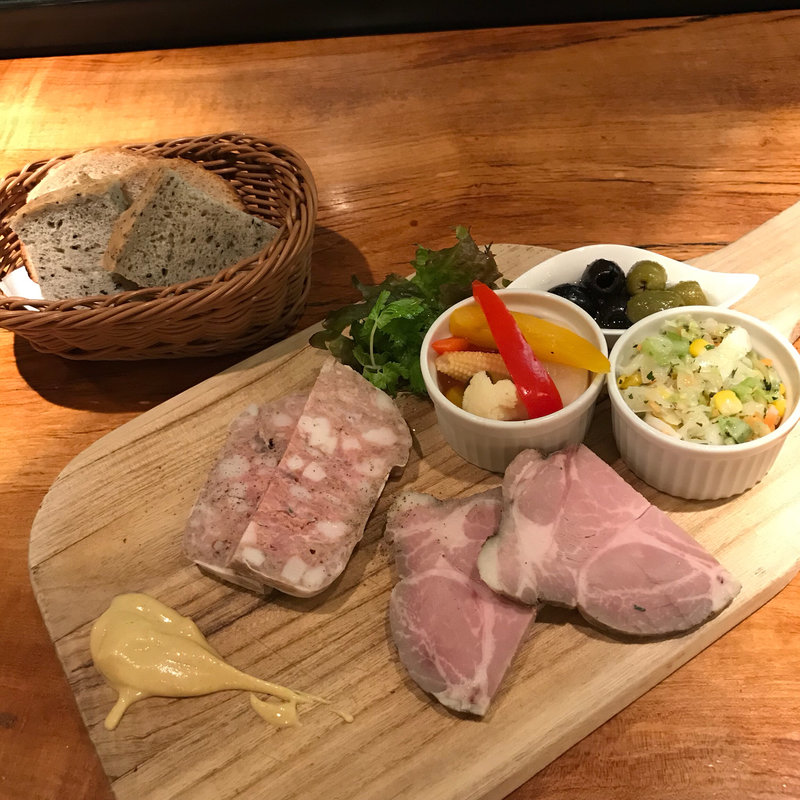 前菜盛り合わせ(ワイン食堂o'bo （オボ）)