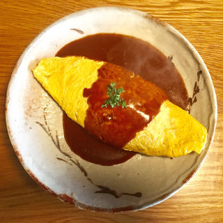 デミグラスソースのオムライス(市川屋珈琲 )