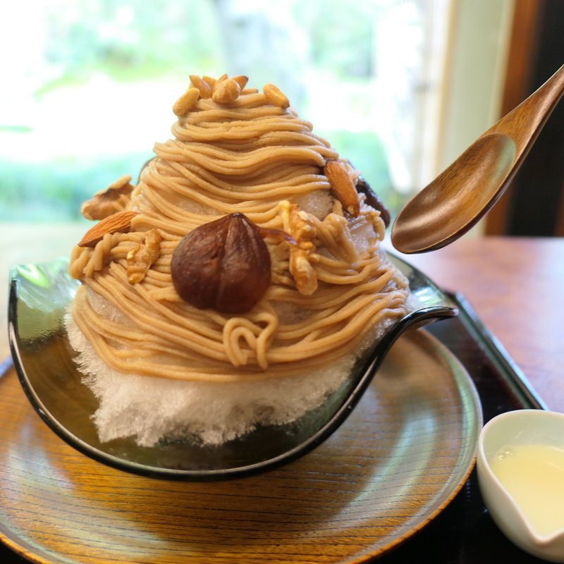 かき氷　モンブラン(無碍山房 Salon de Muge )