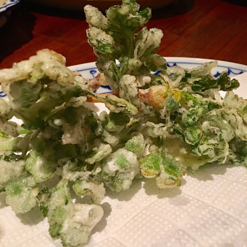 パクチーの天ぷら(ワルン プアン （WARUNG PHUAN）)