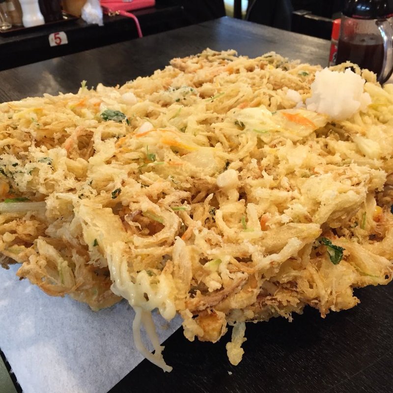 かき揚げ定食(魚啓 （うおけい）)