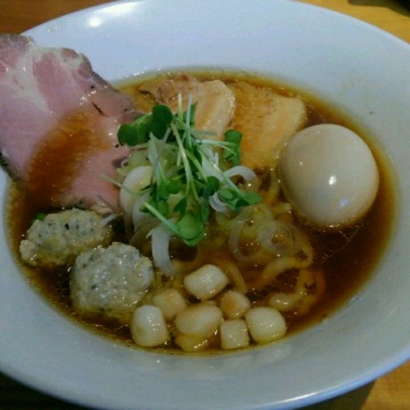 手もみ中華そば（醤油）(國分ラーメン食堂 )