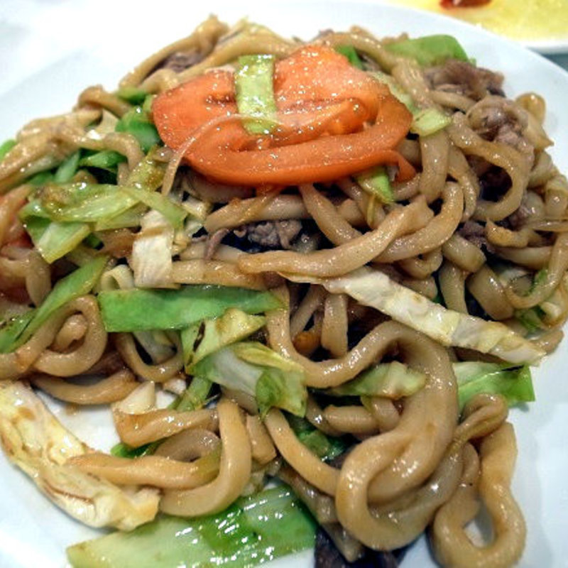 ラム肉入り手打ち焼きそば(味坊)