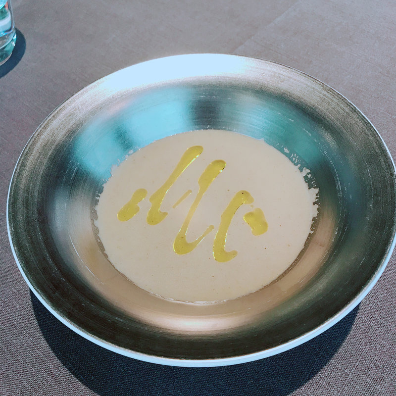 春ごぼうのスープ(RISTORANTE DA FIORE)