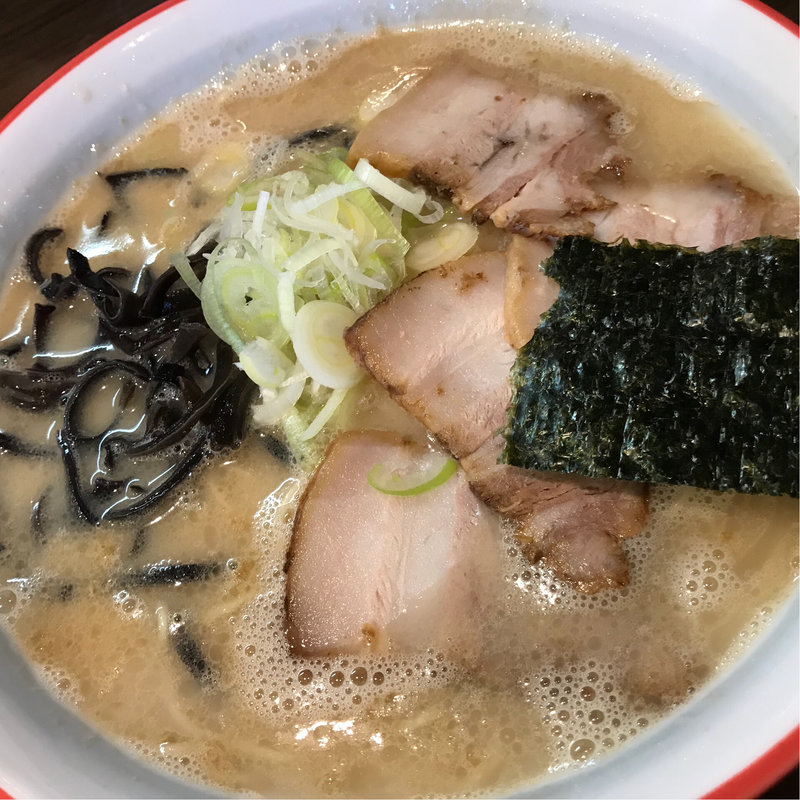 濃厚豚骨ラーメン 大盛り(ラーメンでんすけ )