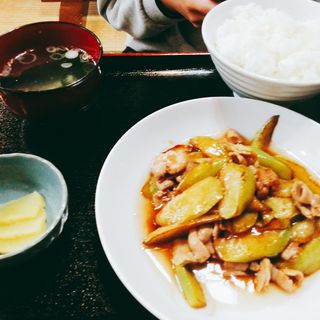 茄子のうま煮定食(竜平 )