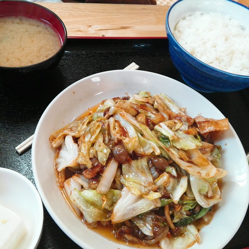 回鍋肉定食(太陽食堂 )