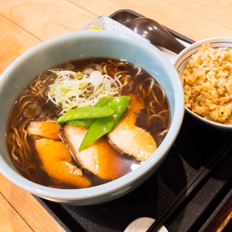 とりそば定食(とりそば若松 )