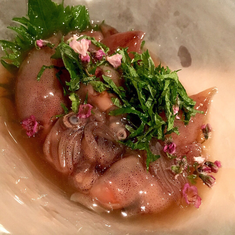  生ホタルイカ醤油漬け(健太郎食堂絆 )