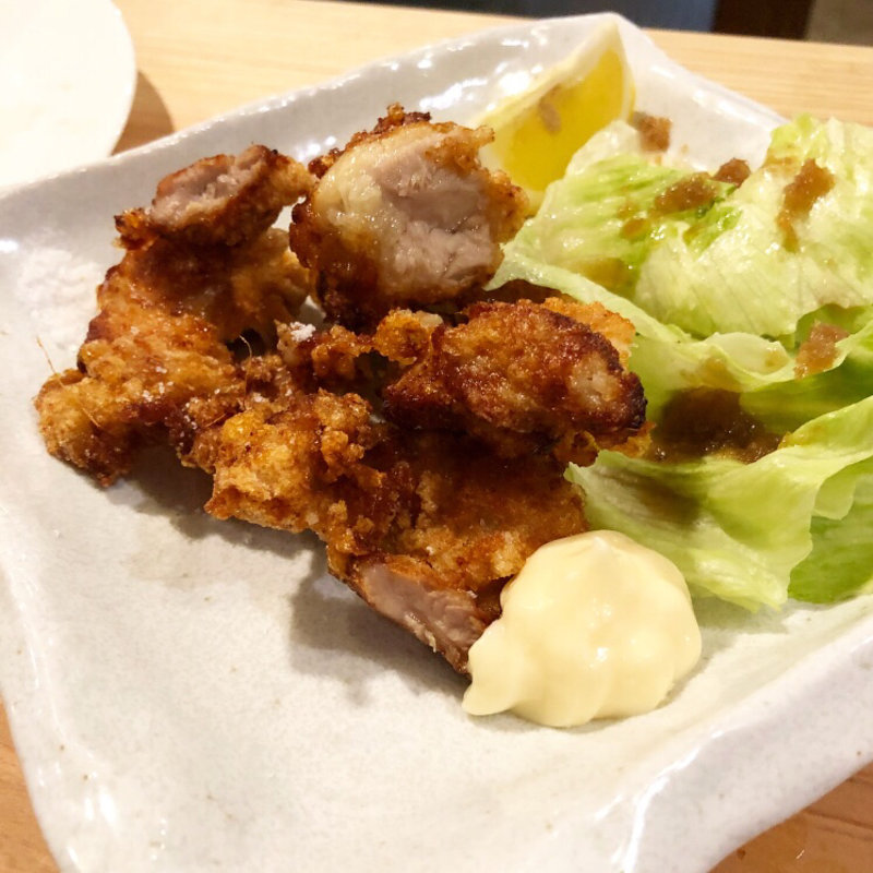 唐揚げ(bar gaudi)