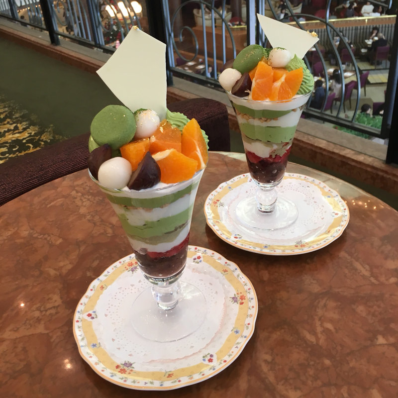 和風パフェ(ティーラウンジ パルテール)