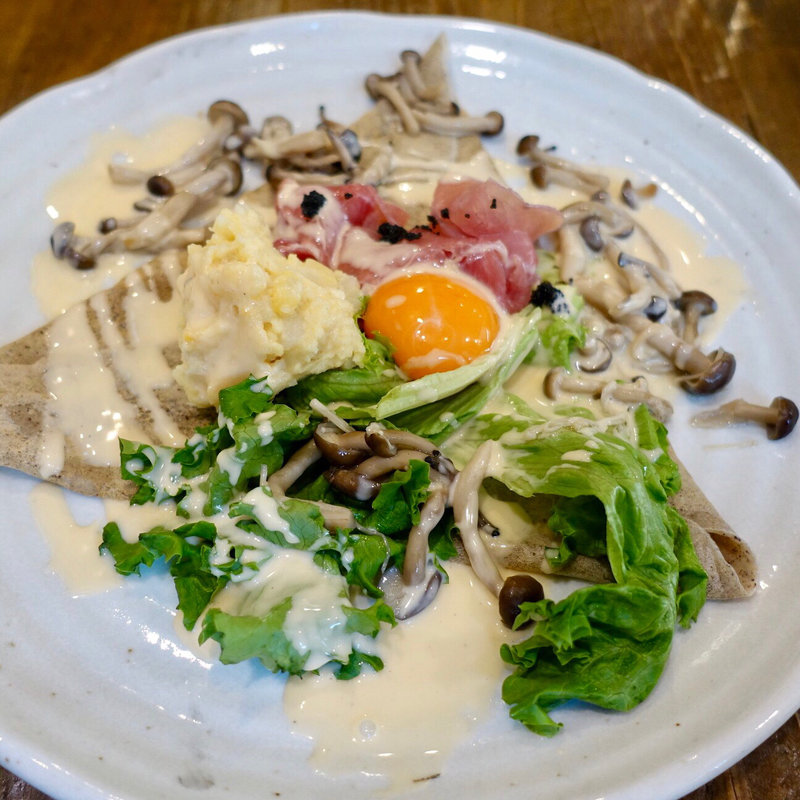 Aセット ミニざるそばと選べるガレット(osoba dining もが)