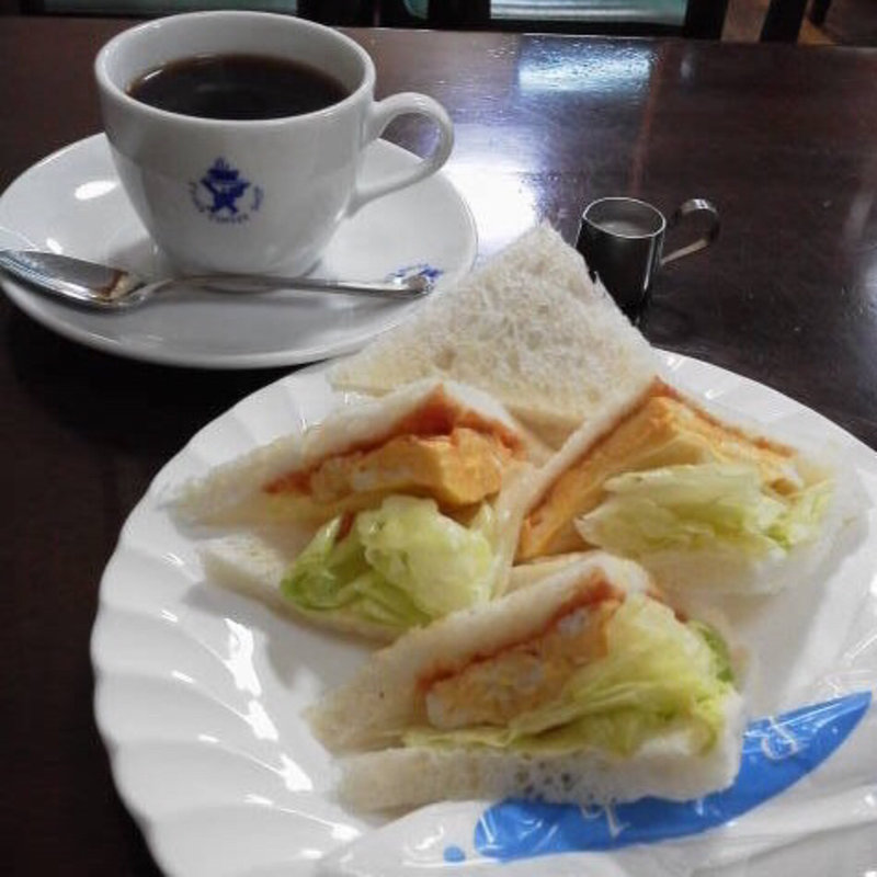 サンドセット(エビアンコーヒー)