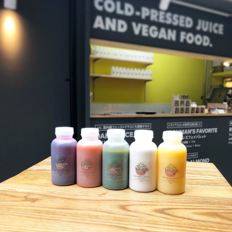 コールドプレスジュース(サンシャインジュース京都河原町)