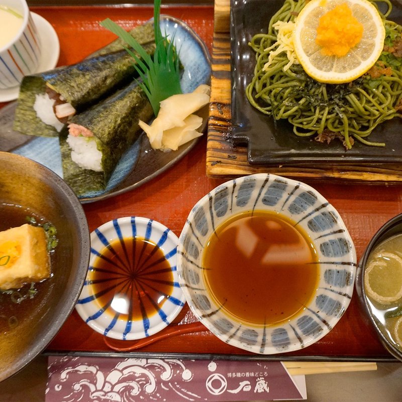 かわらそばセット(いしくら 姪の浜店)