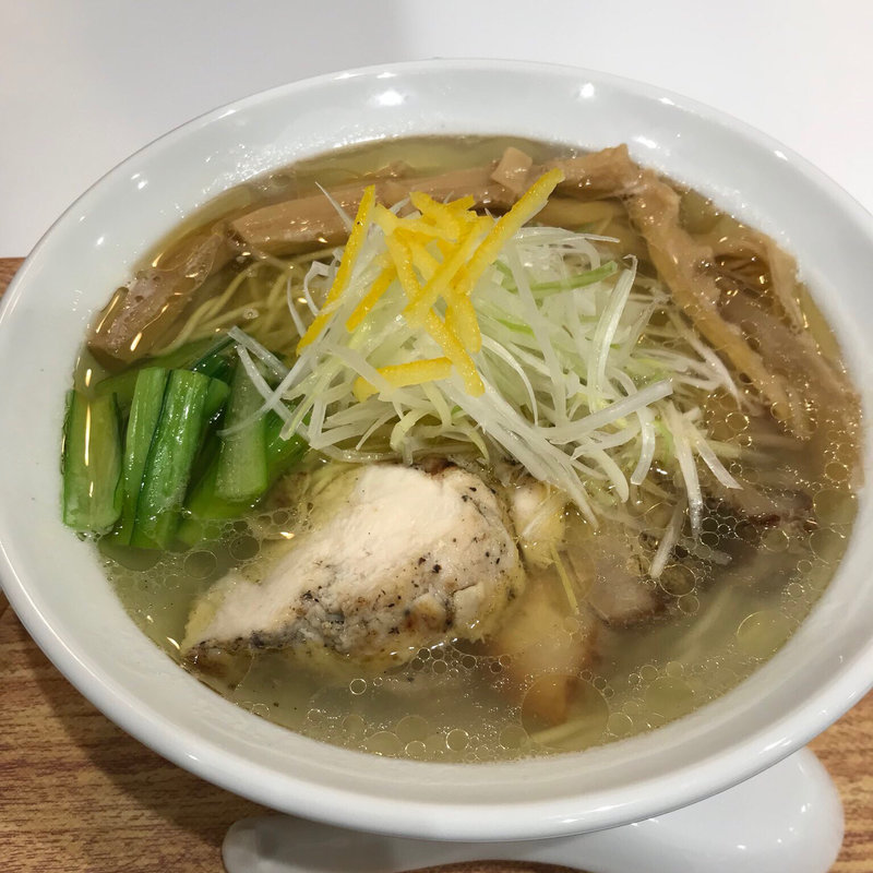 鶏塩蕎麦(鶏蕎麦 かかし)