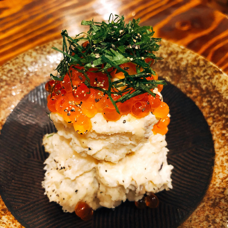 いくらとたこのポテトサラダ(サカナバル コラーレ)