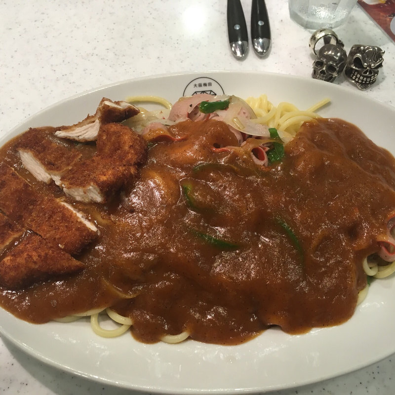 チキンカツあんかけスパ(ダイヤモンドカリー)