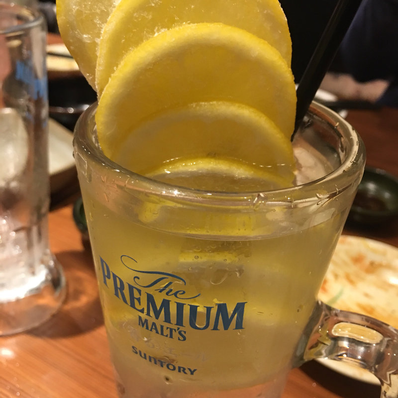瀬戸内レモンサワー(旨唐揚げと居酒メシ ミライザカ 天満橋店)